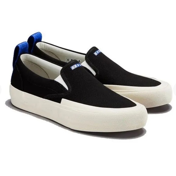 Obra canvas slip on sneakers black white - Picture 4 of 4